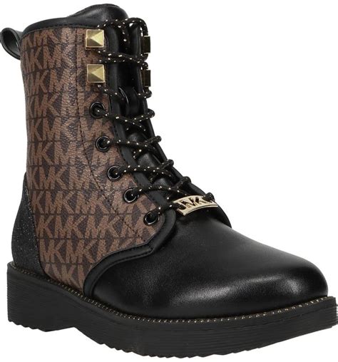 michael kors combat booties|Michael Kors haskell bootie.